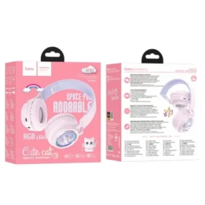 Bežične slušalice / headset Bluetooth Hoco W50 Roze